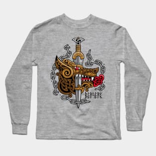 Viking Metal - Celtic Dragon and Sword Long Sleeve T-Shirt